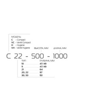 Стальной панельный радиатор STI Compact 22-500-1200