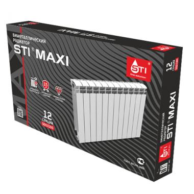Биметаллический радиатор STI MAXI 500 100 4 секции